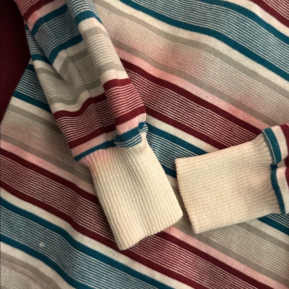 Healthtex Cream and Blue Striped Shirt with Red Pants VINTAGE - Picture 5 of 6